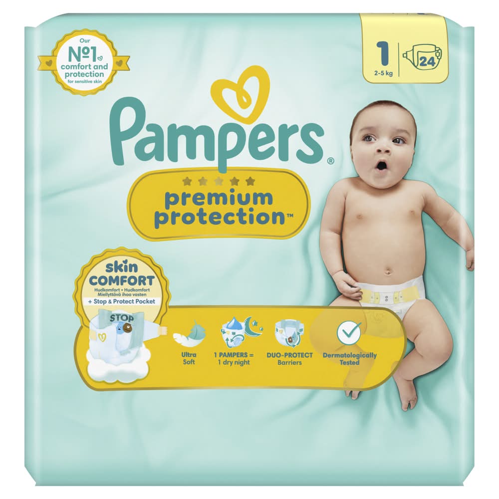 Pampers - Premium protection couches pour bébés, Étape 1 (24)