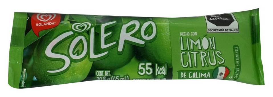 Holanda · Paleta helada solero citrus limón (70 g)