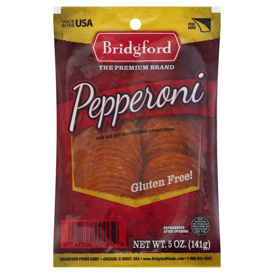 Bridgford Gluten Free Pepperoni