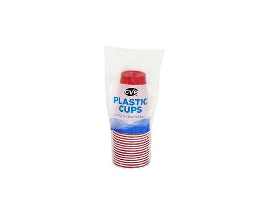 Order CVP 18oz Plastic Cups 20 Ct food online from Chevron Extramile store, Everett on bringmethat.com