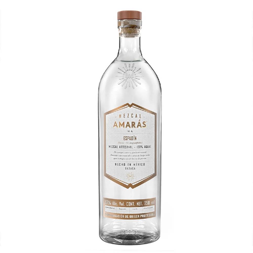 Amarás mezcal espadín joven (750 ml)