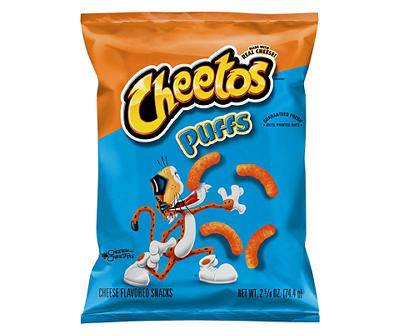 Cheetos Puffs Cheese Flavored Snacks, 2.63 Oz.
