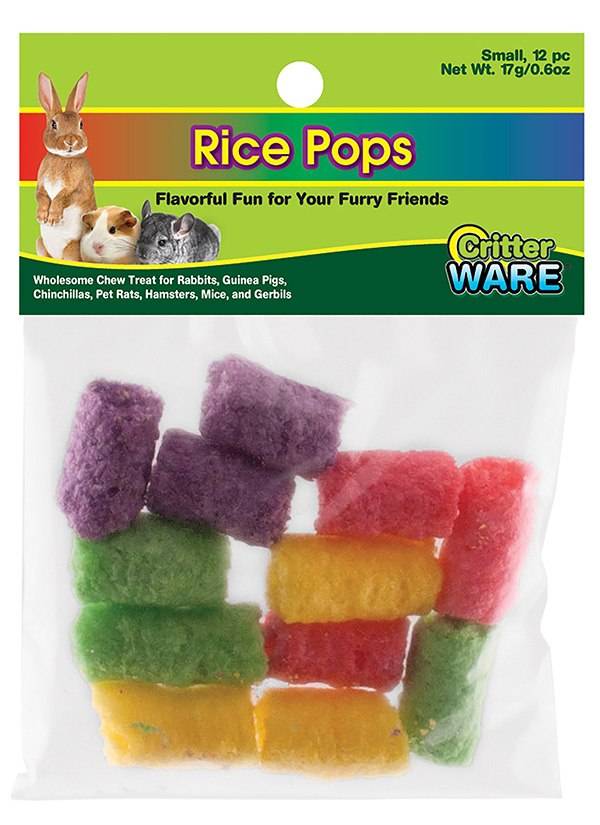 Ware Small Rice Pops Small Animal Treats, pack Of 12