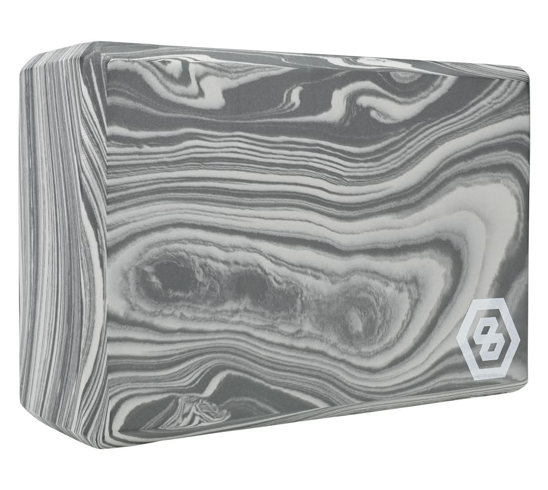 Series-8 Fitness™ Marble Print Yoga Block