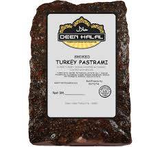 Deen Halal Turkey Pastrami Slab (Case of 1)