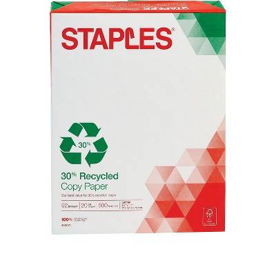 Staples Copy Paper Sheets, 8.5X11 in (500 ct)