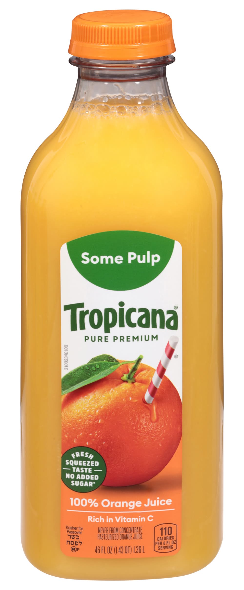 Tropicana Pure Premium 100% Orange Juice (46 fl oz)