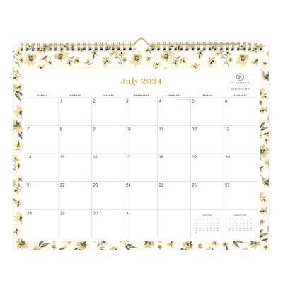 The Everygirl X Day Designer 2024-25 Monthly Planner 15"x12" Wirebound Prairie Cream