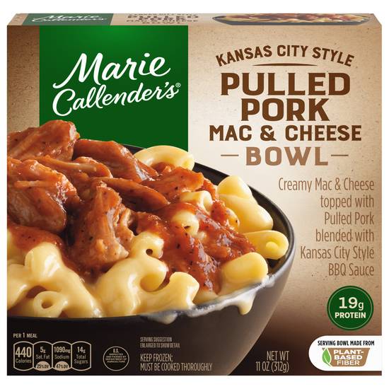 Marie Callender's Pulled Pork Mac & Cheese Bowl (11 oz)