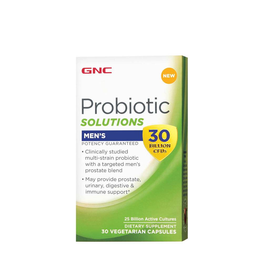 Gnc Probiotic Solutions Men's 30 Billon Cfus Capsules (30 ct)