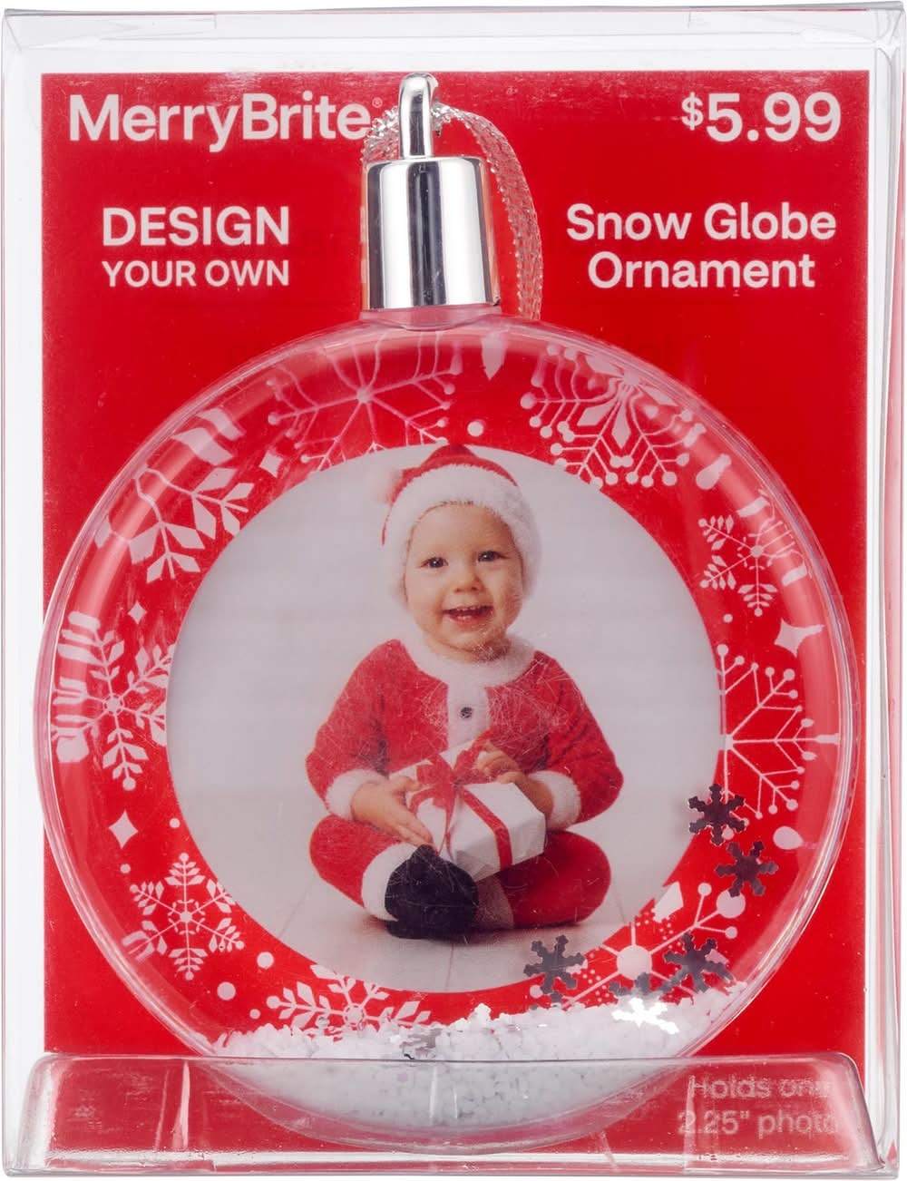 Merry Brite Design-Your-Own Snow Globe Ornament