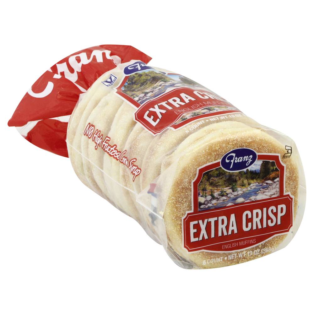 Franz Extra Crisp English Muffins (6 ct)