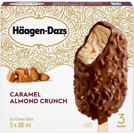 Häagen-Dazs Caramel Almond Crunch Ice Cream Bars