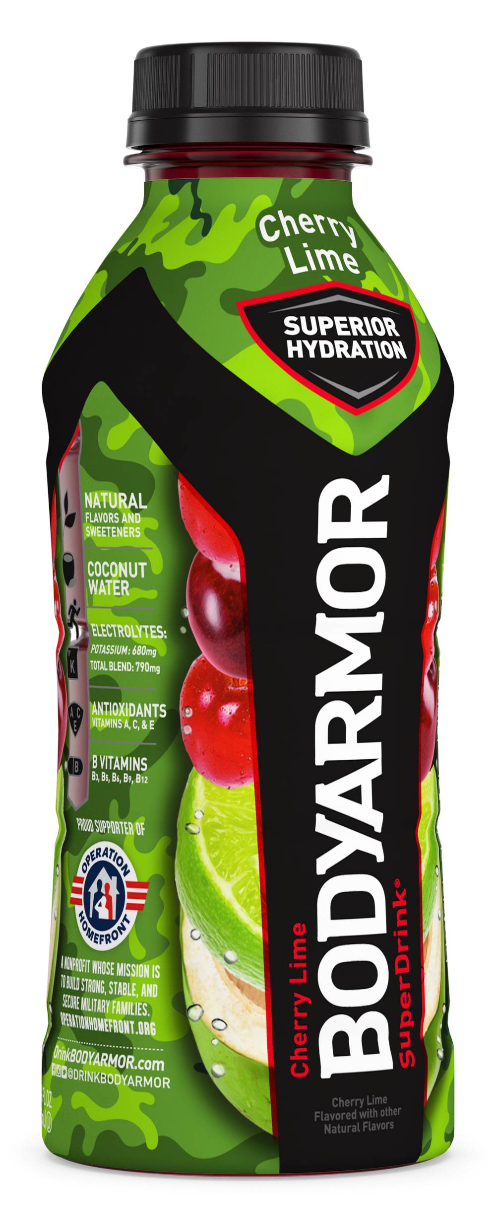 BODYARMOR Super Sports Drink, Cherry Lime (10 x 16 fl oz)