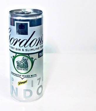 Gordons & Schweppes Slimline Tonic 250ml Can