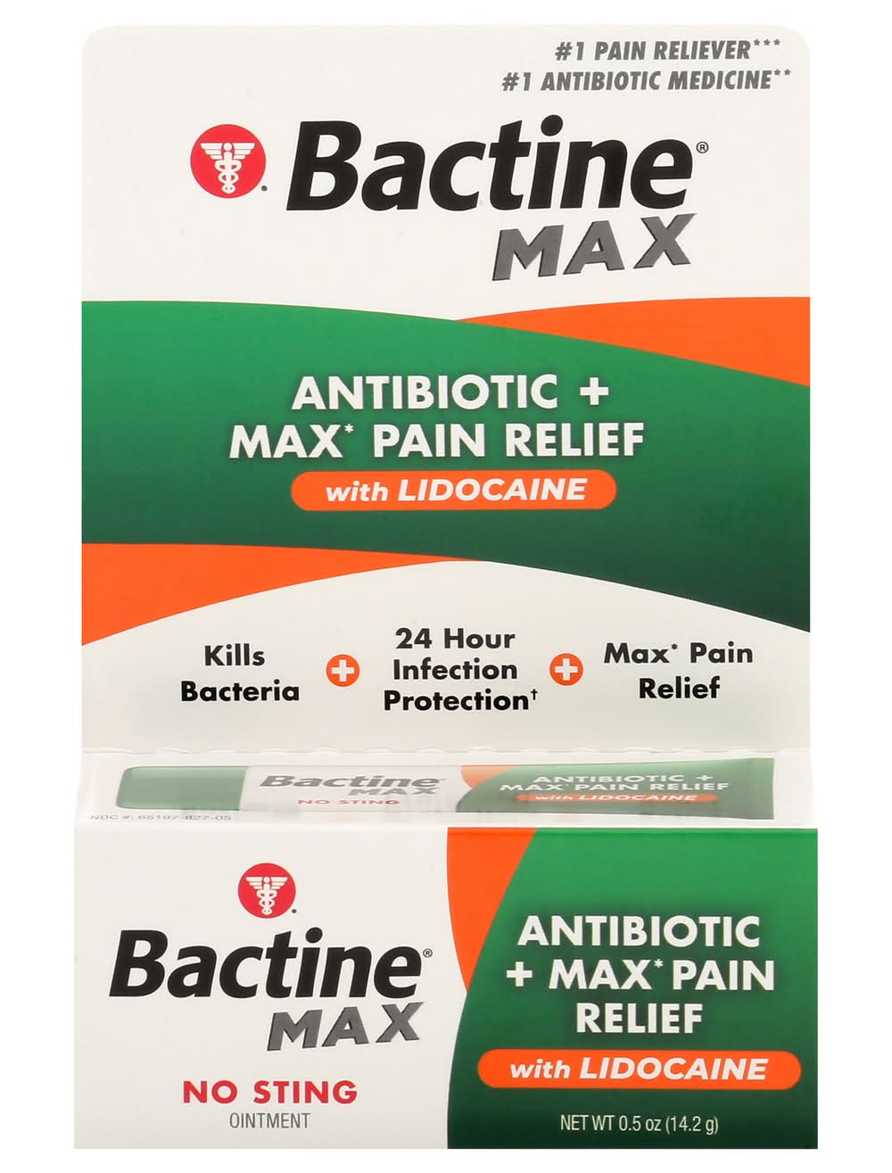 Bactine Max Antibiotic + Pain Relieving Ointment With Lidocaine (0.5 oz)