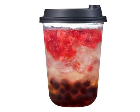 台湾タピオカ贅沢ストロベリースパークリング