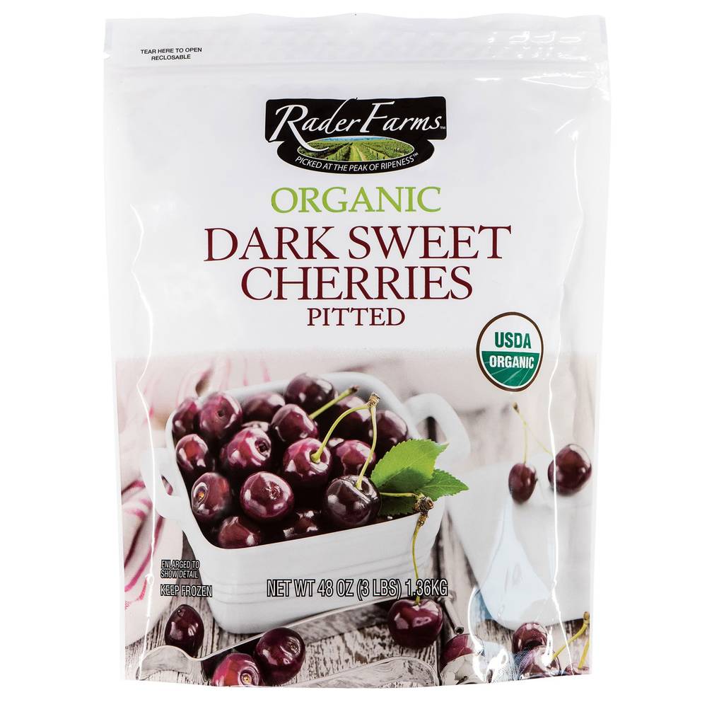 Rader Farms Organic Dark Sweet Cherries, 3 lbs