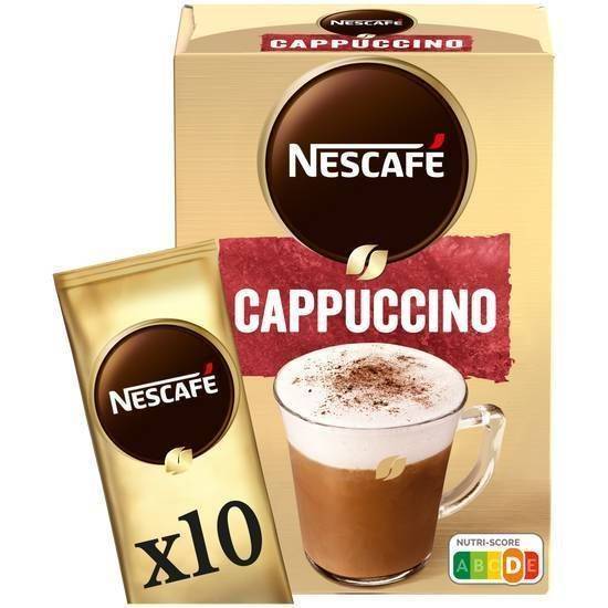 Nescafé cappuccino, café soluble (10 pcs)