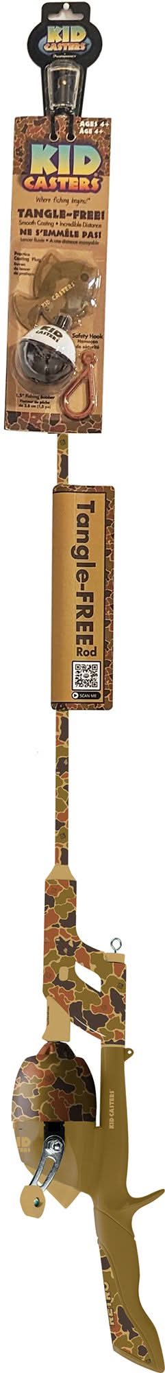 Kid Casters Camo Tangle Free Combo Diecast Rod
