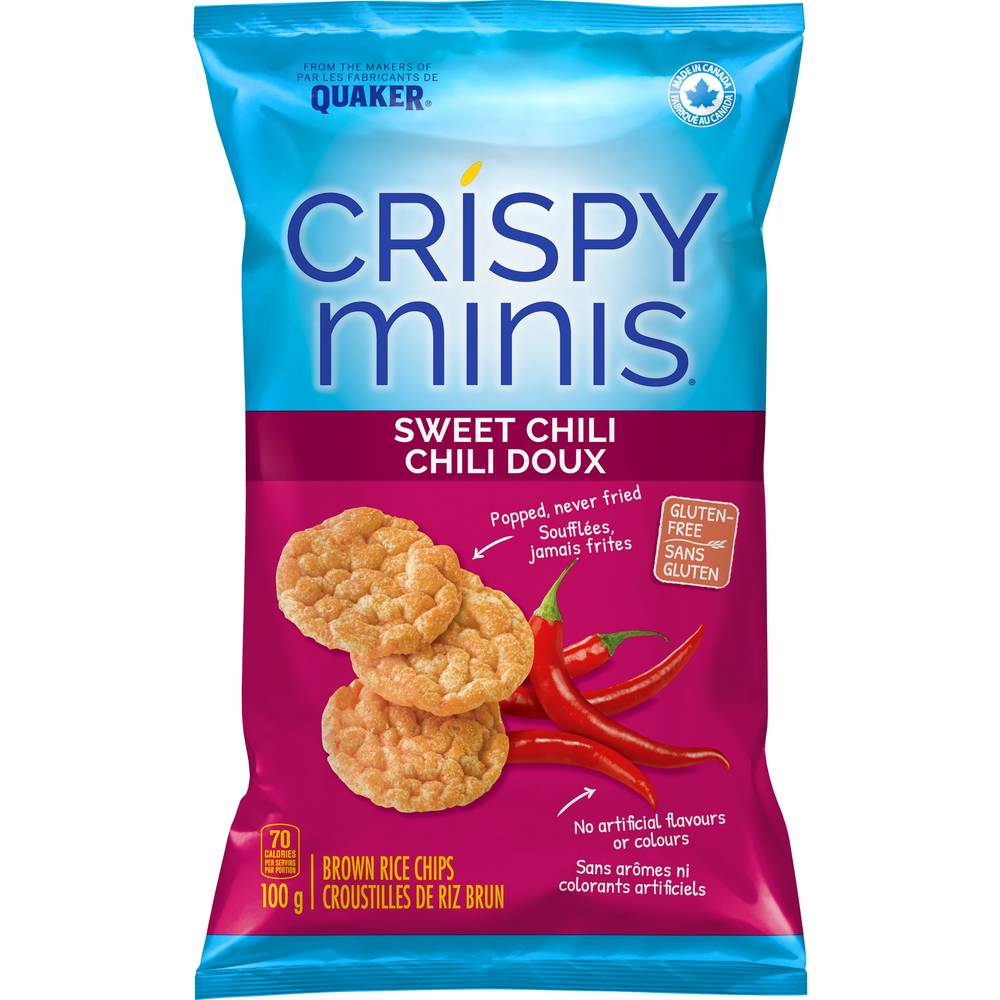 Crispy Minis Sweet Chili Rice Chips (100 g)