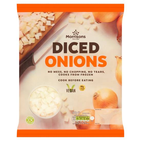 Morrisons Diced Onions (500g)