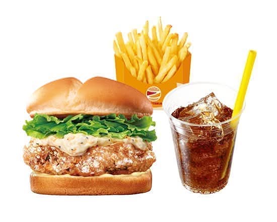 【セット】タルタルチキンバーガーTartar Chicken Burger Set