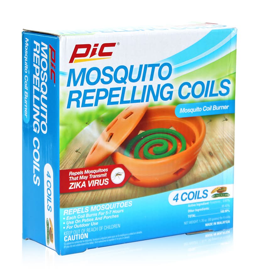 PIC Mosquito Repelling Coils with Coil Burner, 4-Pack | Camping World