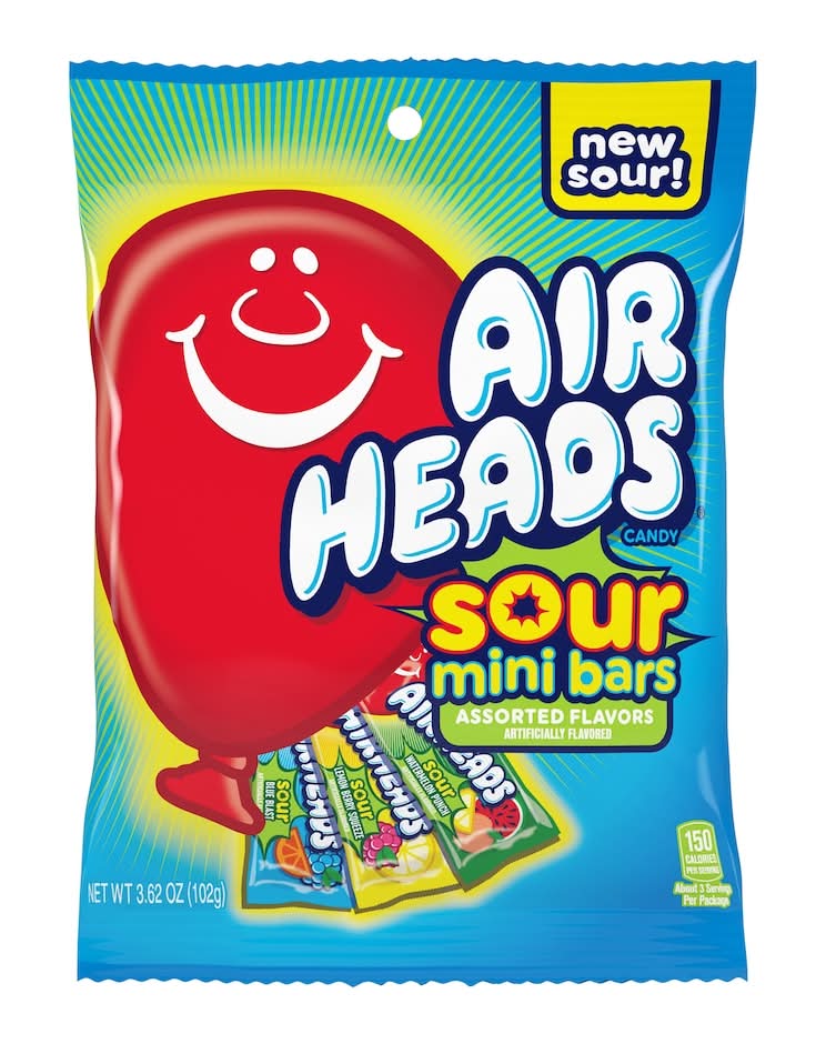 Airheads Sour Mini Bars, Assorted (3.62 oz)