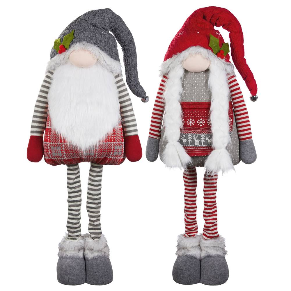 Holiday Gnome With Adjustable Height, Assorted Designs