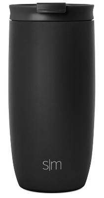Simple Modern Travel Coffee Mug Tumbler With Flip Lid, Black