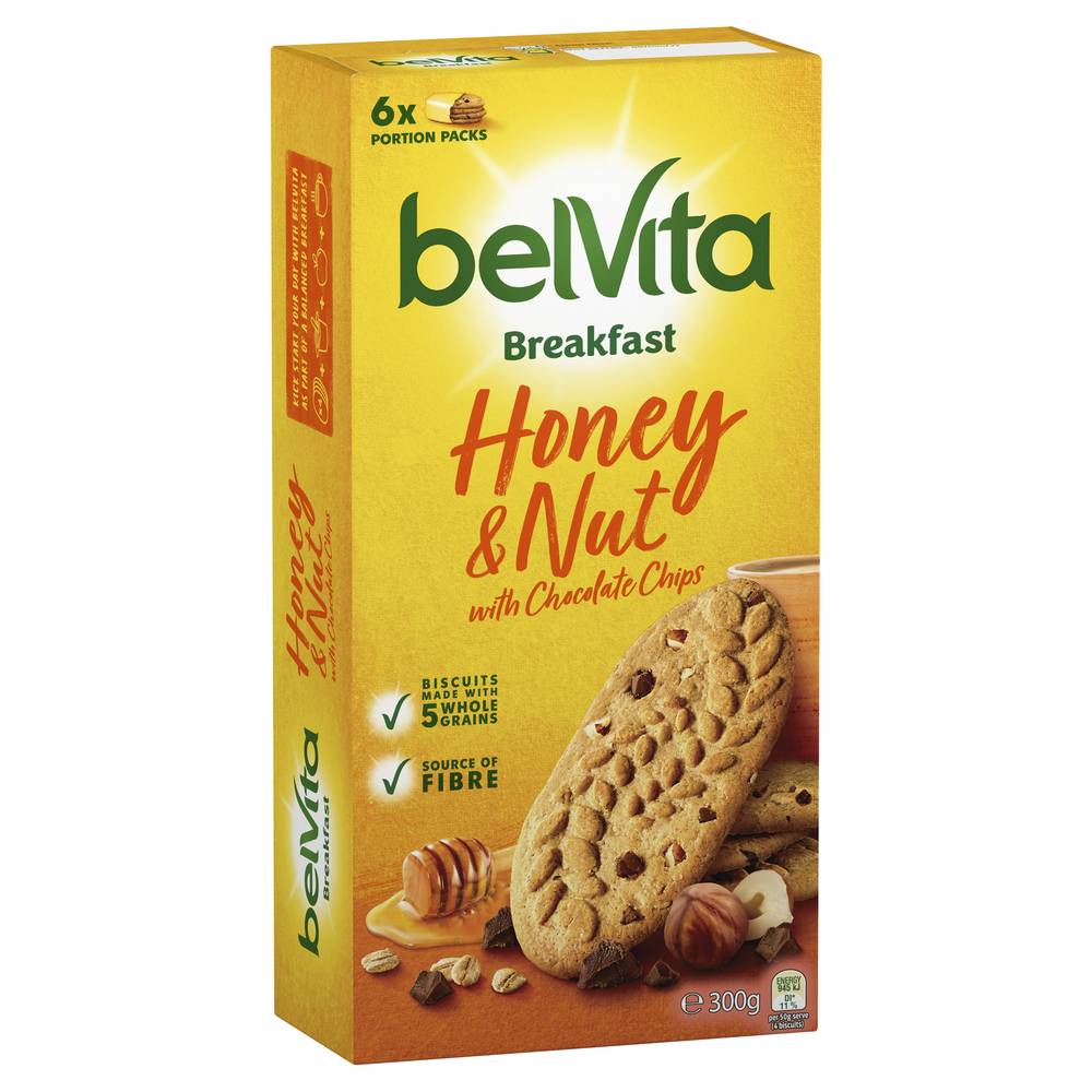 belVita Honey & Nut With Chocolate Chips Breakfast Biscuits Delivery