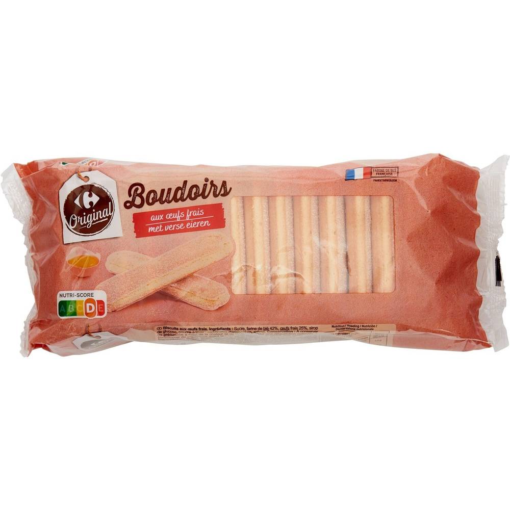 Assortiment de biscuits boudoirs CARREFOUR ORIGINAL - le paquet de 400g