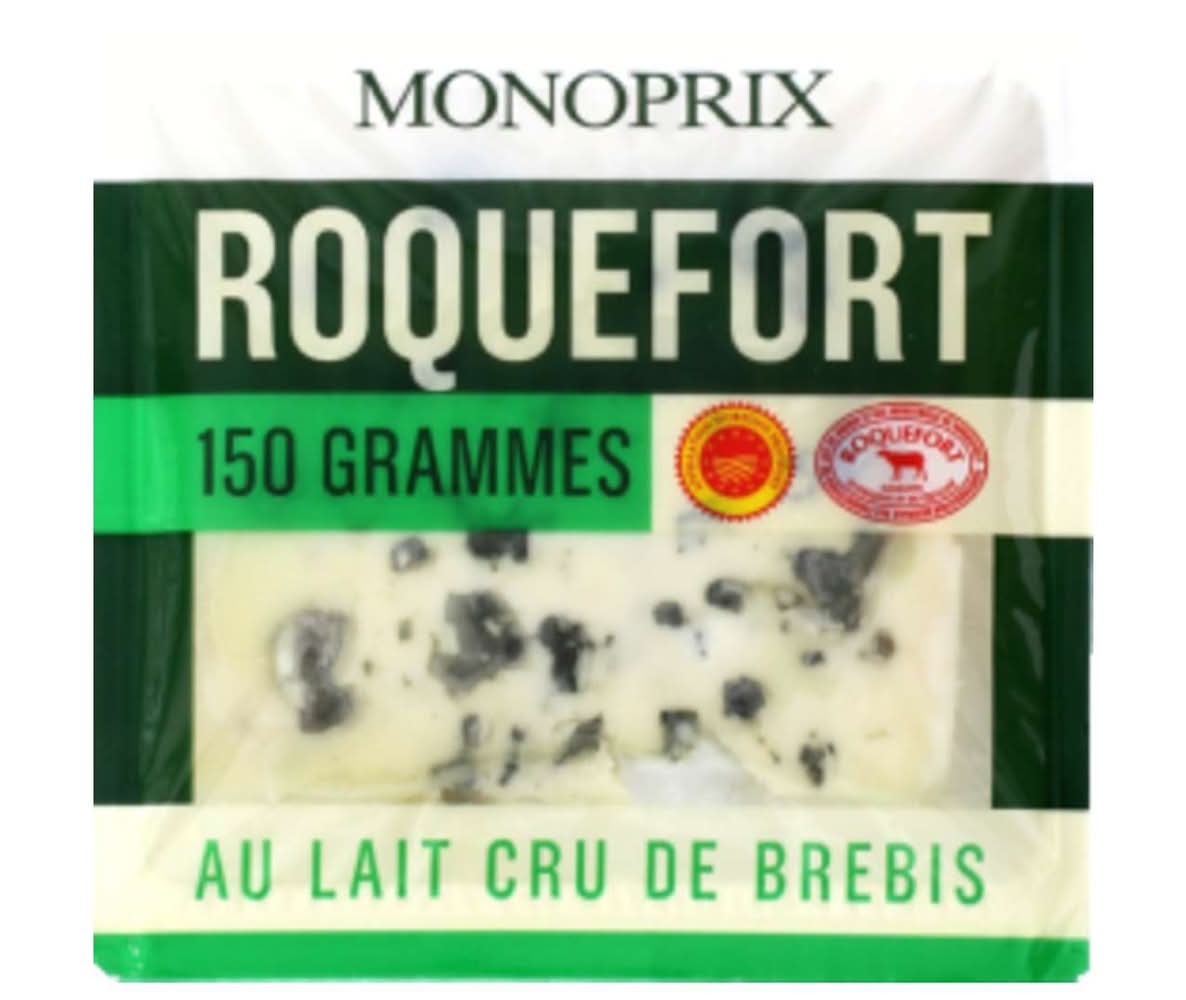 Monoprix - Fromage roquefort aop au lait cru de brebis (150g)