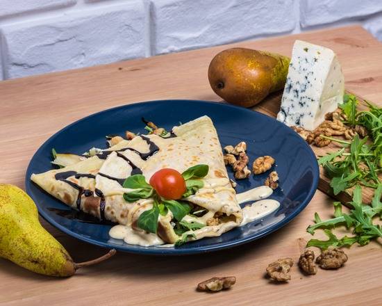 Blue Cheese Pear Dry French Pancake