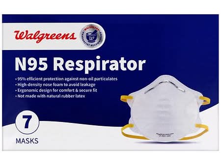 Walgreens N95 Respirator Masks (7 ct)