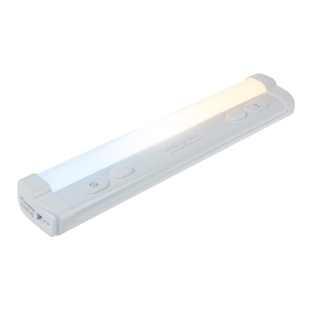 Enbrighten 12-in Plug-in LED Under Cabinet Light Bar Light | 82783-T1