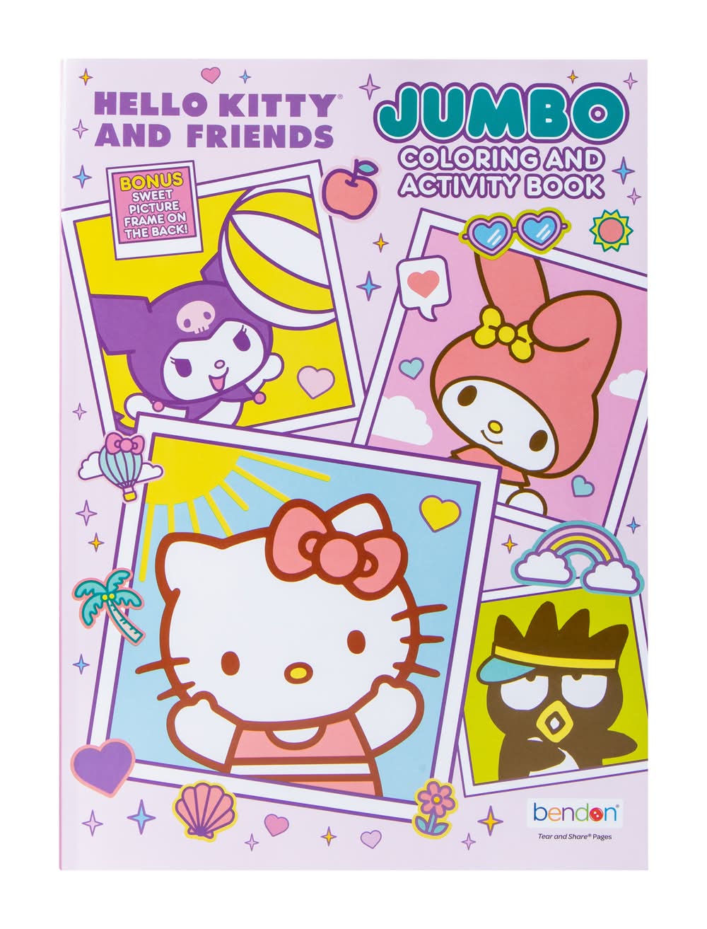 Licensed Jumbo Coloring & Activity Book Hello Kitty and Friends