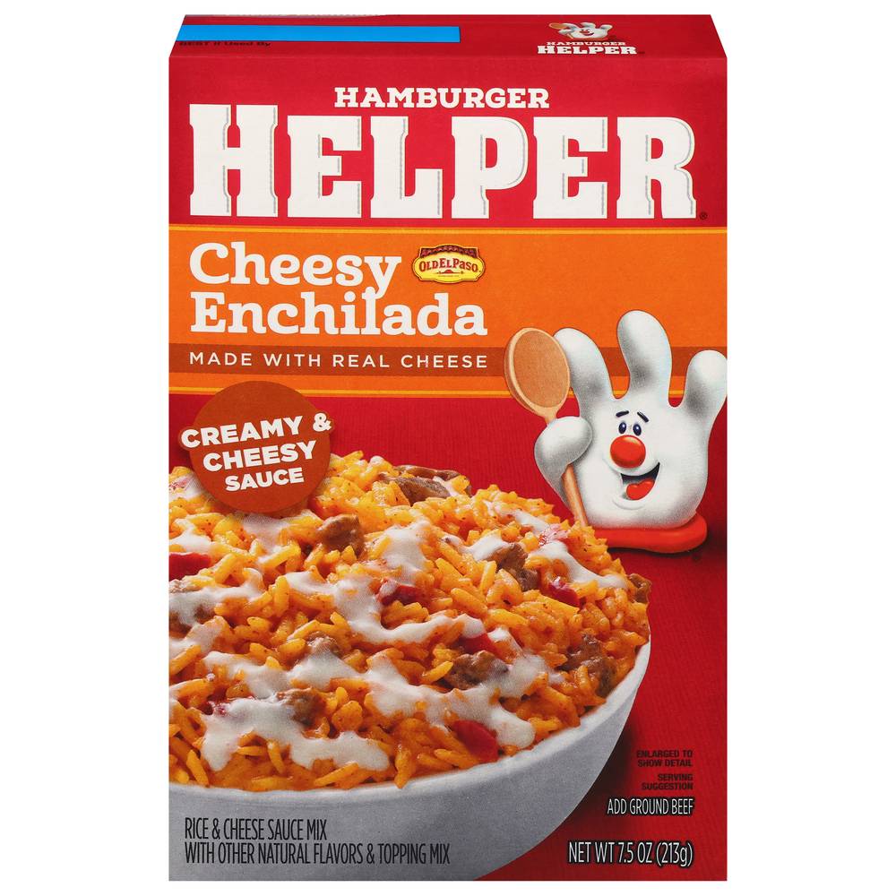 Hamburger Helper Cheesy Enchilada Sauce Mix, Rice-Cheese (7.5 oz)