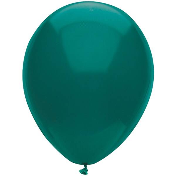 11'' Deep Turquoise Solid Color Latex Balloon