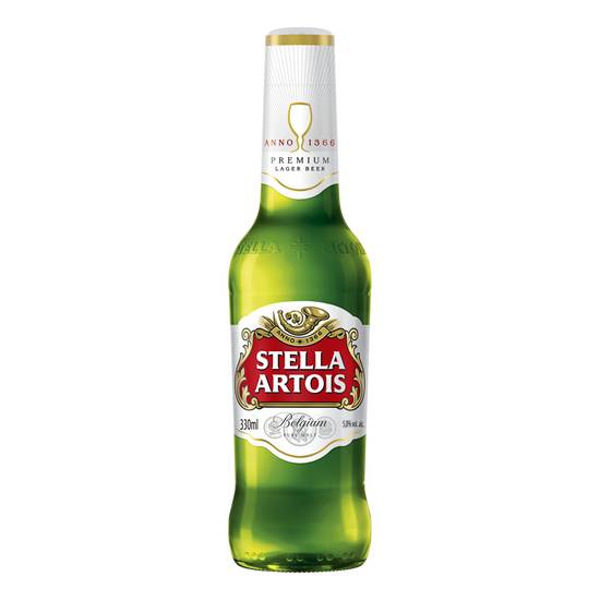 Stella Artois Pack de cerveja belgium lager beer premium (6un, 330ml)