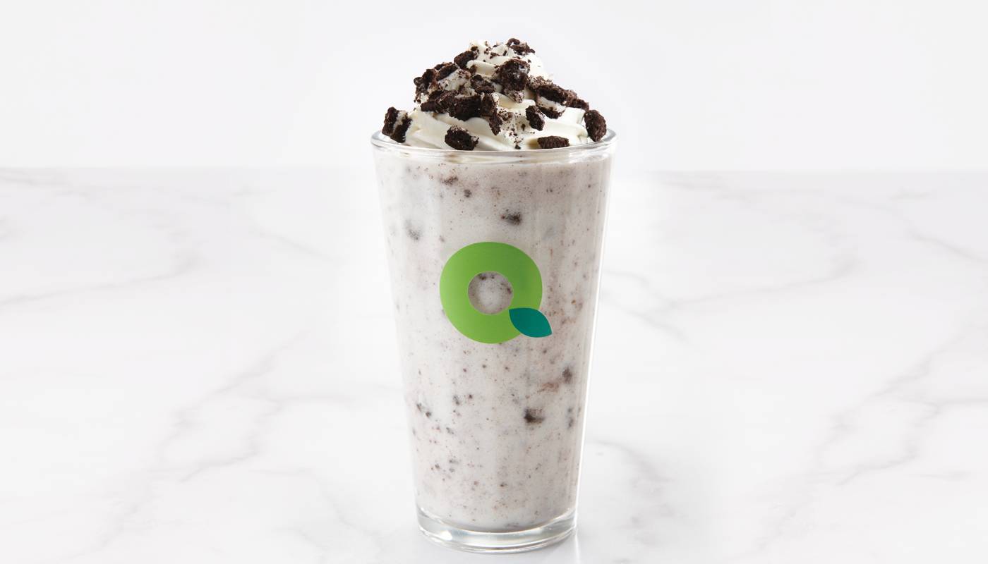 Cookies & Cream Shake made with Oreo's 16 oz