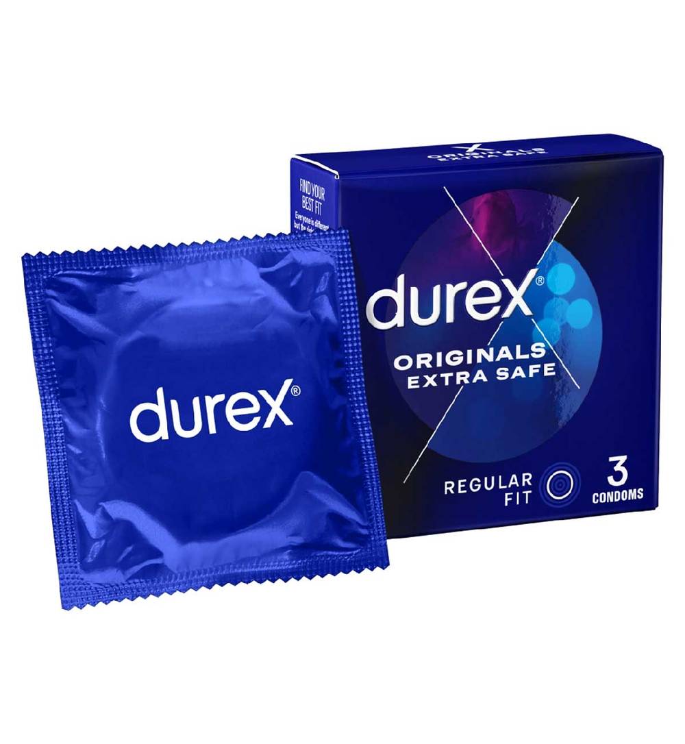 Durex Extra 3s condoms extra safe 3s