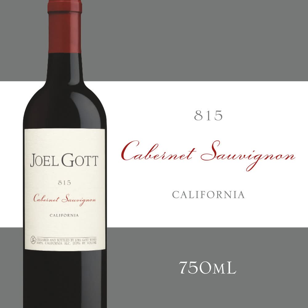 Joel Gott Cabernet Sauvignon Wine, 2018 (750 ml)