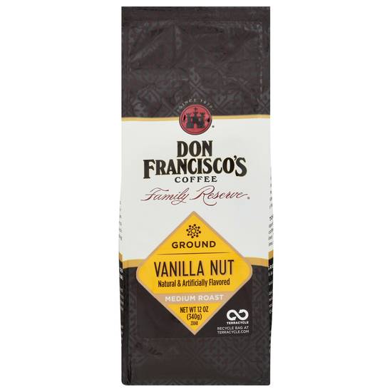 Don Francisco's Family Reserve Medium Roast Vanilla Nut Ground Coffee (12 oz)