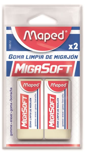 Maped · Gomas madep 108512 migasoft blíster con 2 (100,59 g)