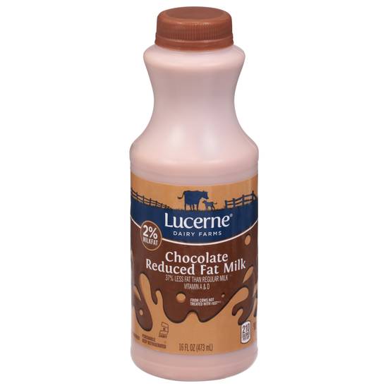 Lucerne 2% Reduced Fat Chocolate Milk (16 fl oz)