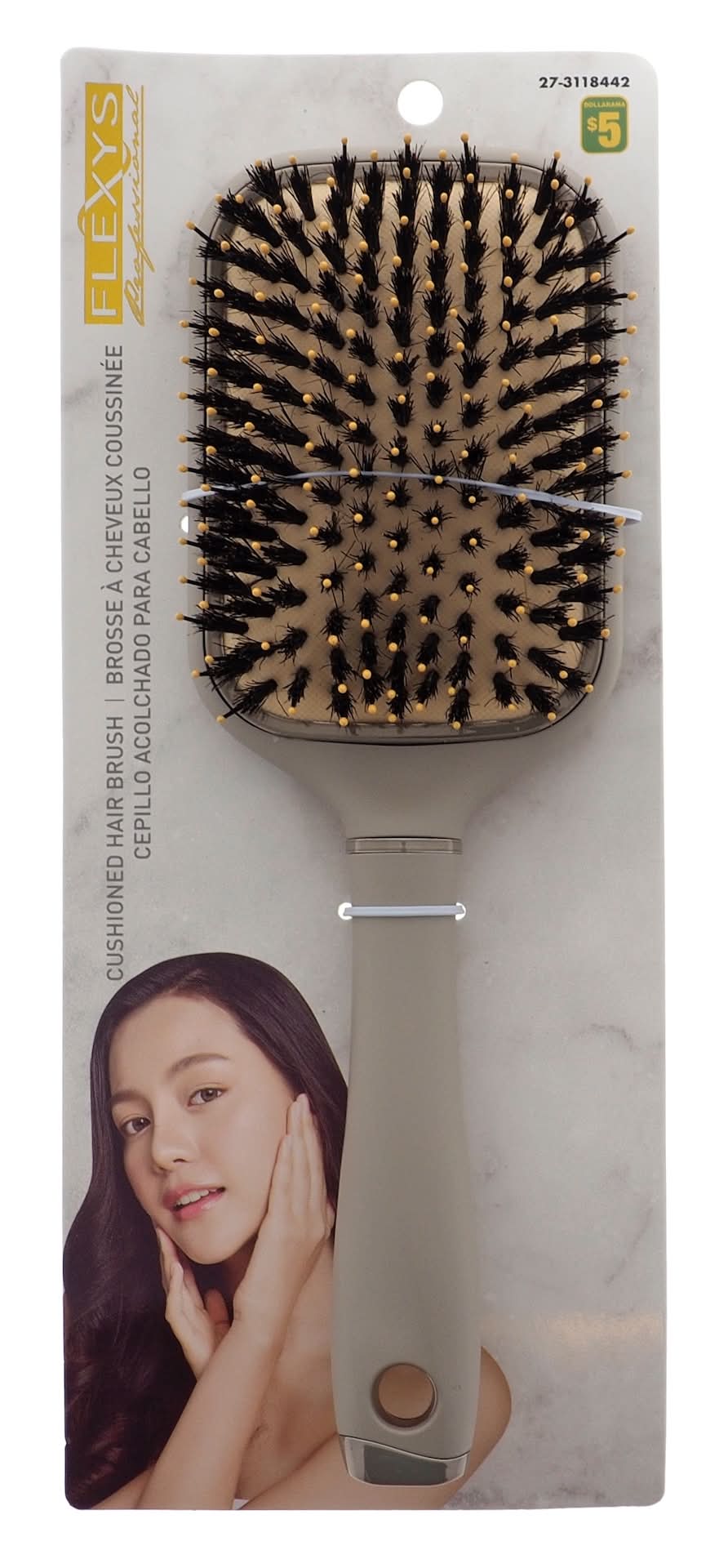 FLEXYS Brosse à cheveux coussinée