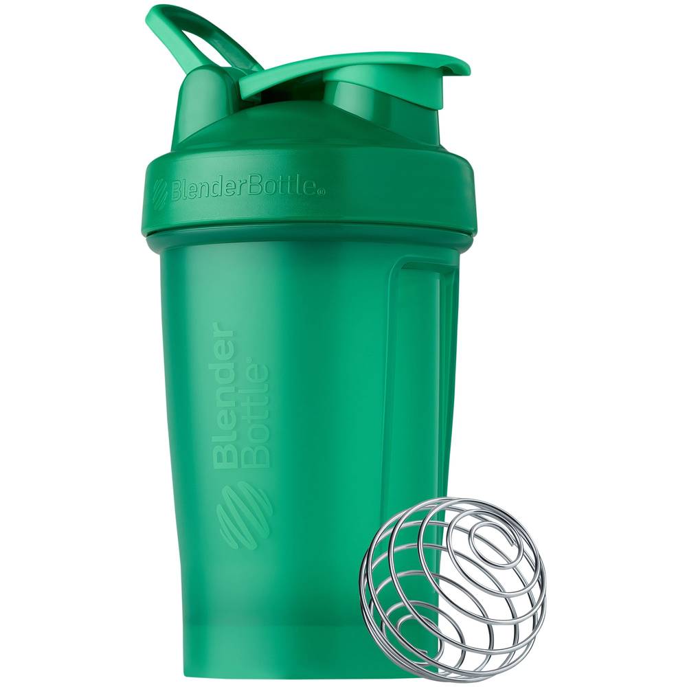 Blender Bottle Classic V2 Shaker Bottle With Wire Whisk Blenderball, Emerald Green