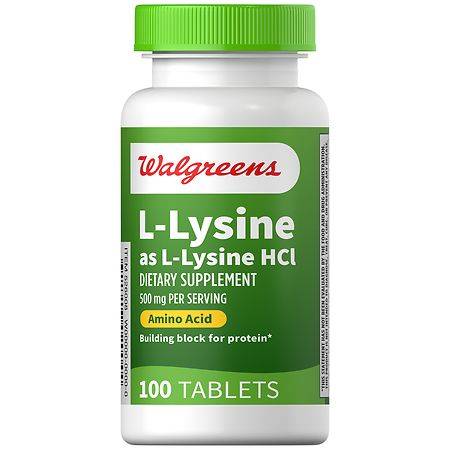 Walgreens L-Lysine Hcl 500 mg Tablets